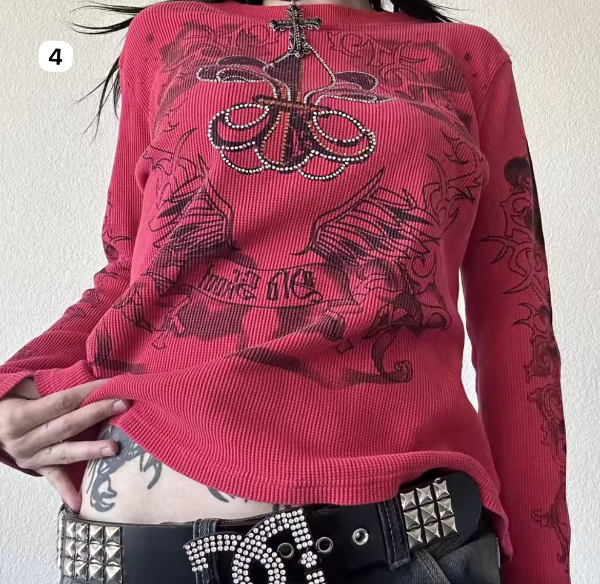 Breathable Y2k Shirts: Long Sleeves