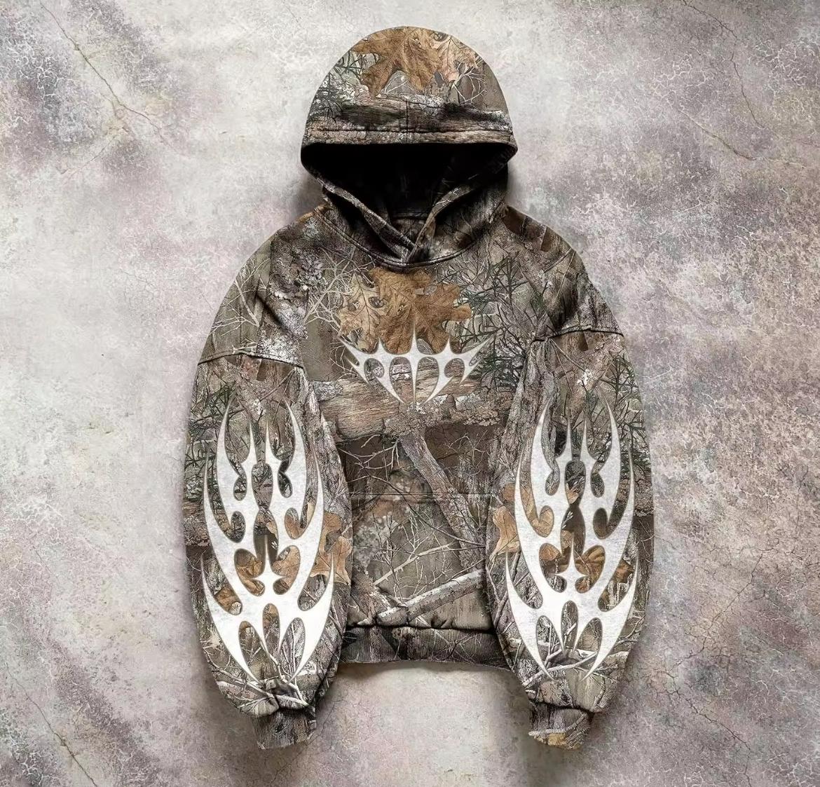 Leaf Patter Hoodie