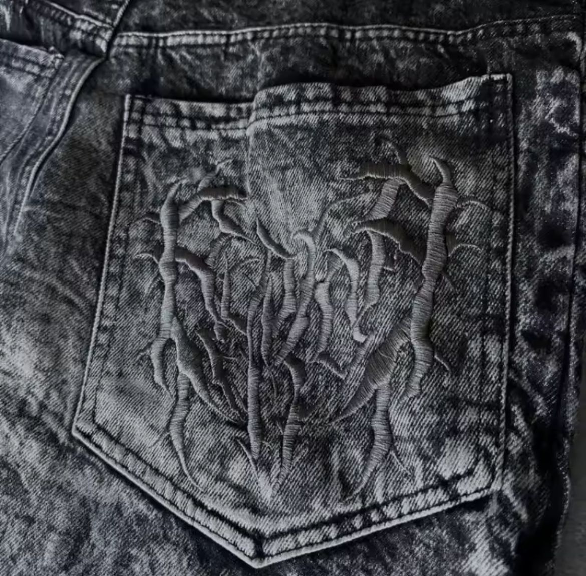 Gothic Retro Unisex Mopping Pants