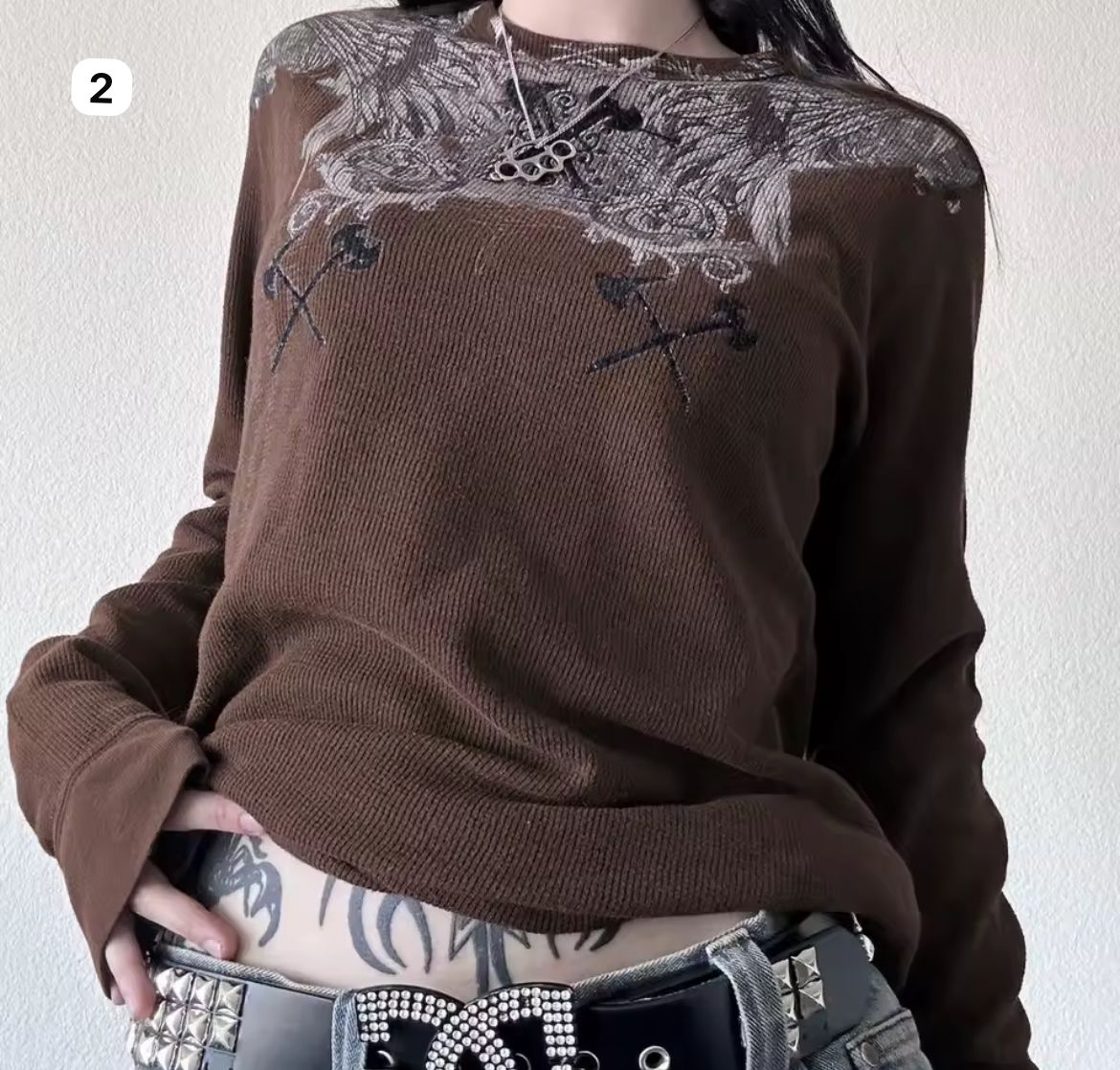 Breathable Y2k Shirts: Long Sleeves